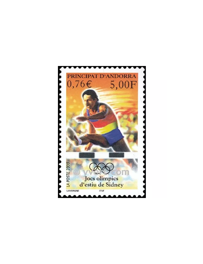 n° 534 - Timbre Andorre Poste