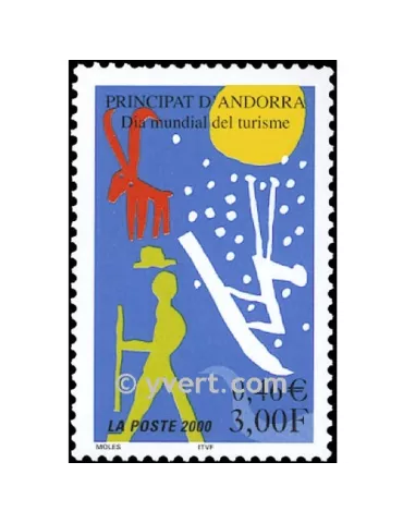 n° 535 - Timbre Andorre Poste