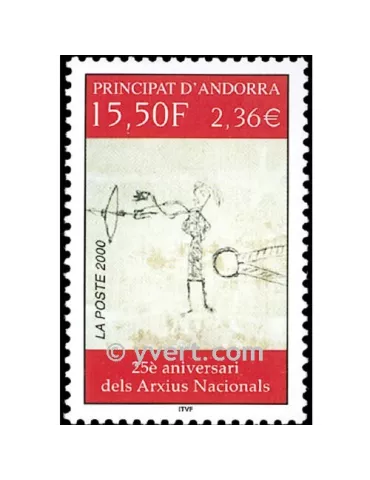n° 539 - Timbre Andorre Poste