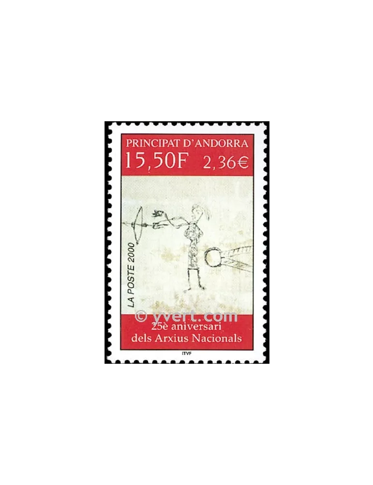 n° 539 - Timbre Andorre Poste