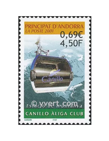 n° 540 - Timbre Andorre Poste