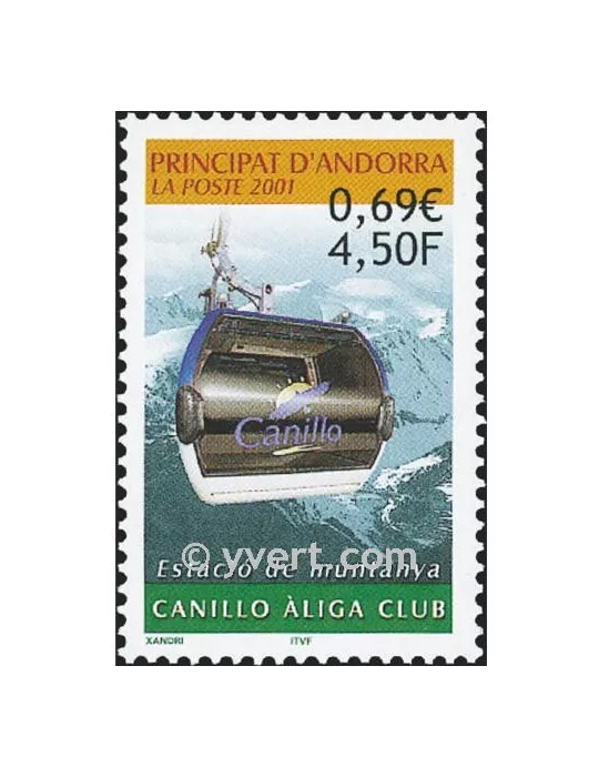 n° 540 - Timbre Andorre Poste