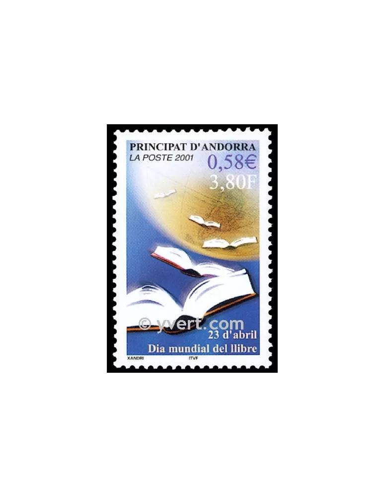n° 545 - Timbre Andorre Poste