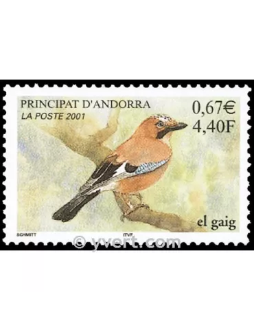 n° 548 - Timbre Andorre Poste