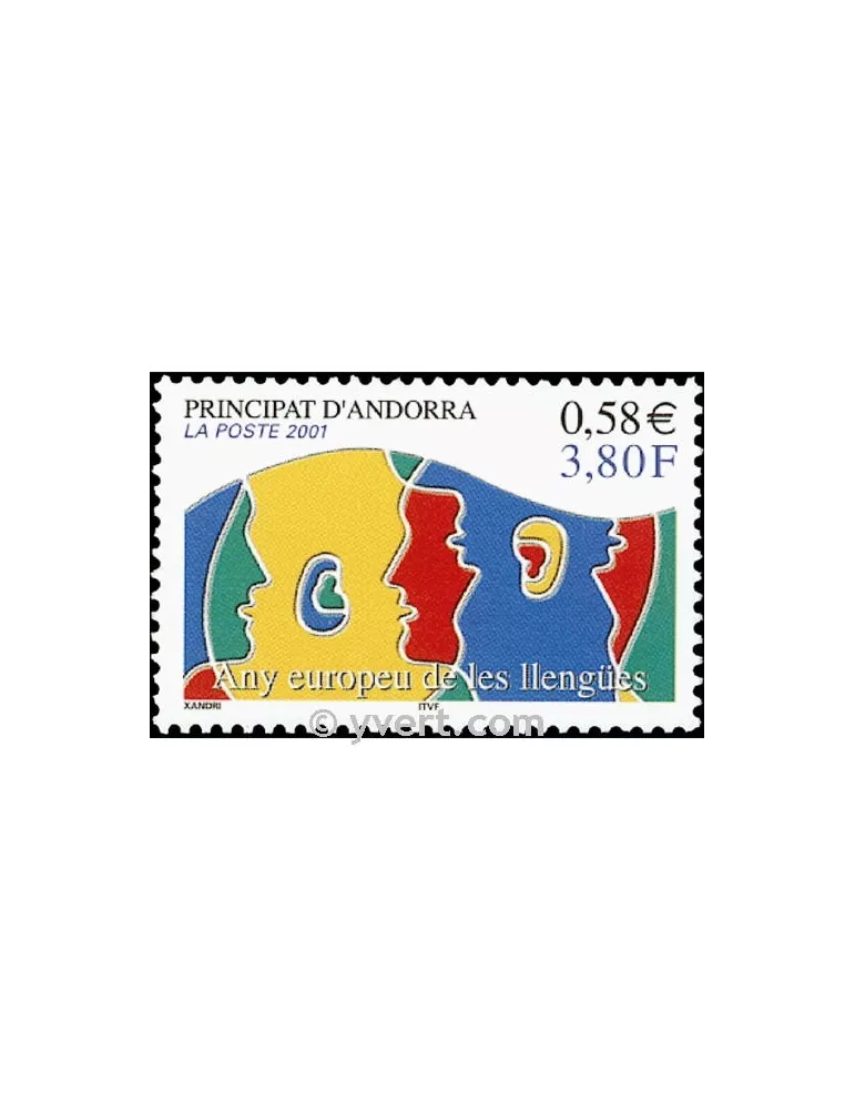 n° 549 - Timbre Andorre Poste