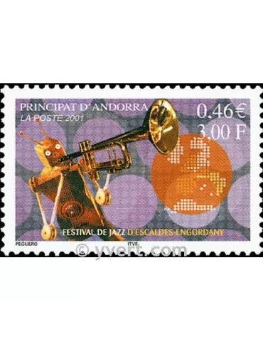 n° 550 - Timbre Andorre Poste