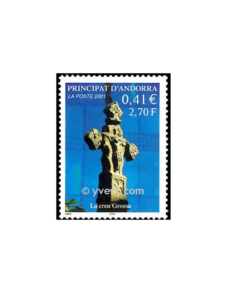 n° 554 - Timbre Andorre Poste