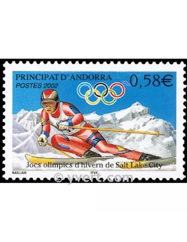 n° 566 - Timbre Andorre Poste