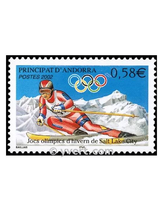 n° 566 - Timbre Andorre Poste