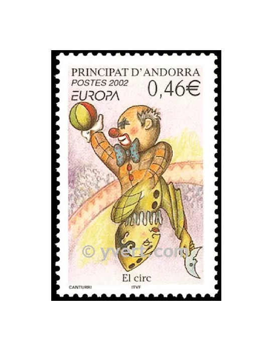 n° 569 - Timbre Andorre Poste