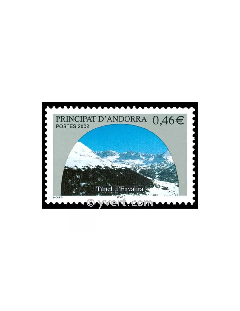 n° 572 - Timbre Andorre Poste