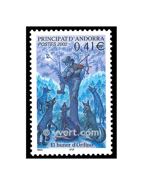 n° 573 - Timbre Andorre Poste