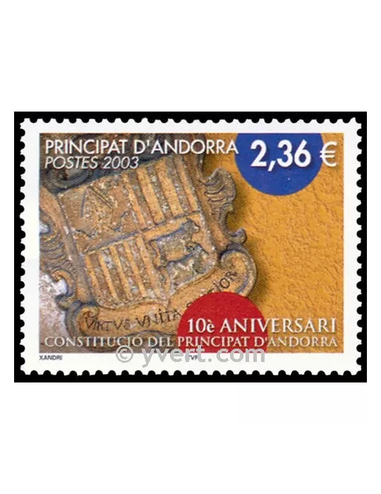 n° 577 - Timbre Andorre Poste