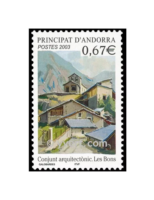 n° 578 - Timbre Andorre Poste