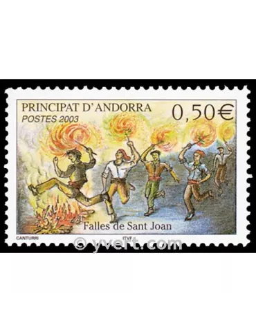 n° 581 - Timbre Andorre Poste