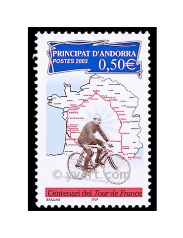 n° 582 - Timbre Andorre Poste