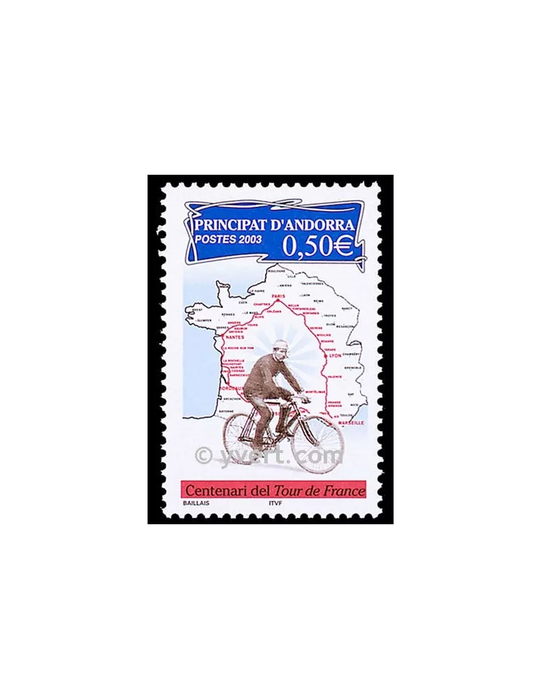 n° 582 - Timbre Andorre Poste