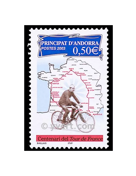 n° 582 - Timbre Andorre Poste