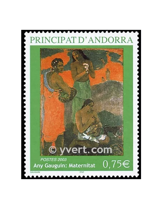 n° 587 - Timbre Andorre Poste