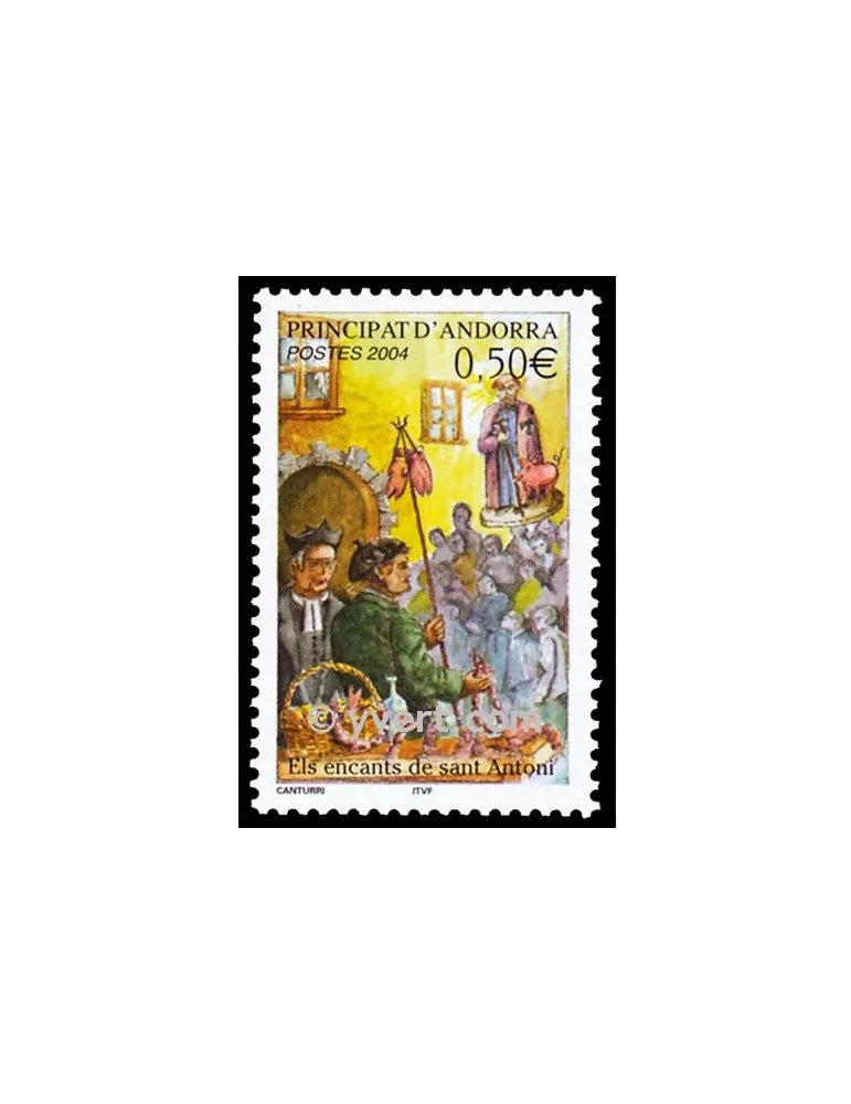 n° 591 - Timbre Andorre Poste