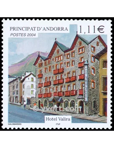 n° 593 - Timbre Andorre Poste