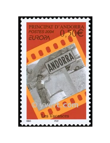 n° 594 - Timbre Andorre Poste