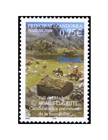 n° 596 - Timbre Andorre Poste