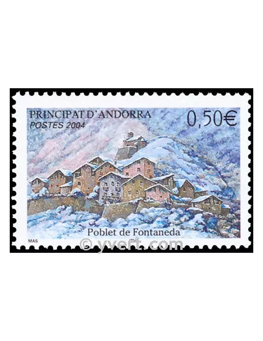 n° 597 - Timbre Andorre Poste