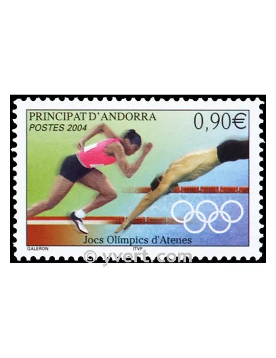 n° 598 - Timbre Andorre Poste