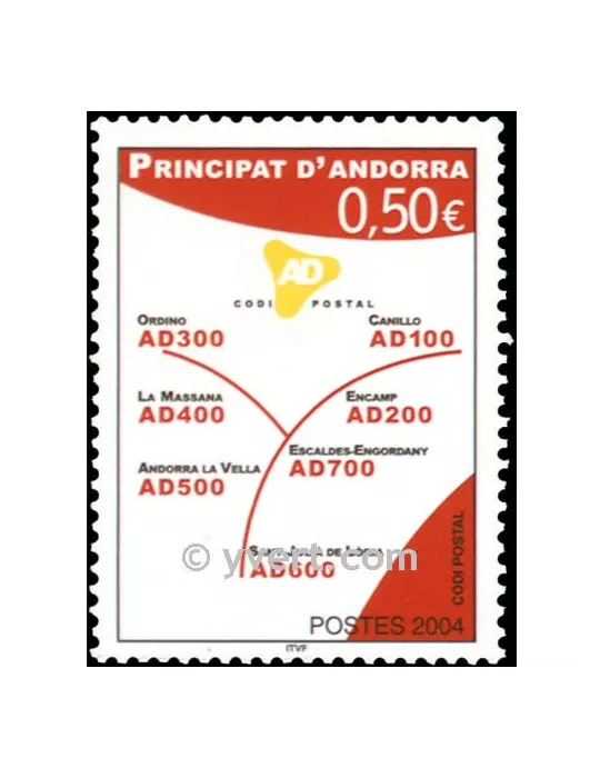 n° 601 - Timbre Andorre Poste