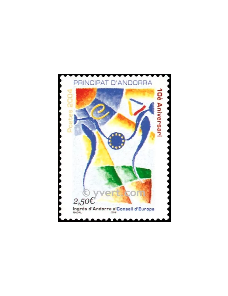 n° 602 - Timbre Andorre Poste