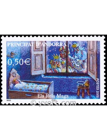 n° 604 - Timbre Andorre Poste