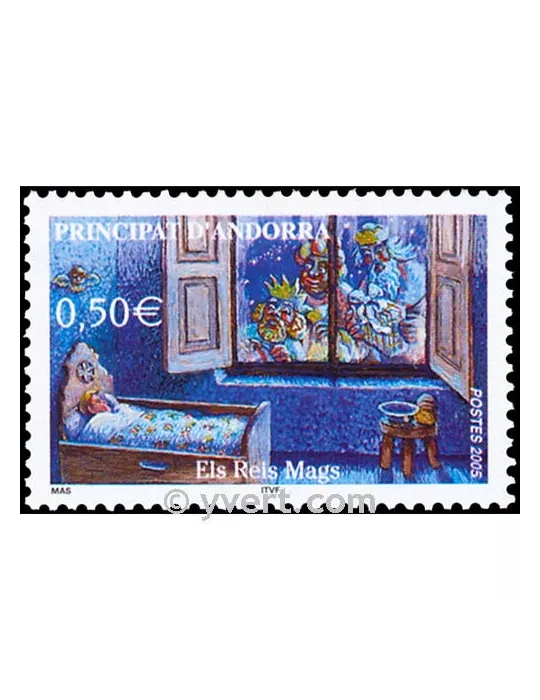 n° 604 - Timbre Andorre Poste