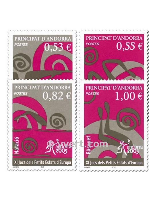 n° 609/612 - Timbre Andorre Poste