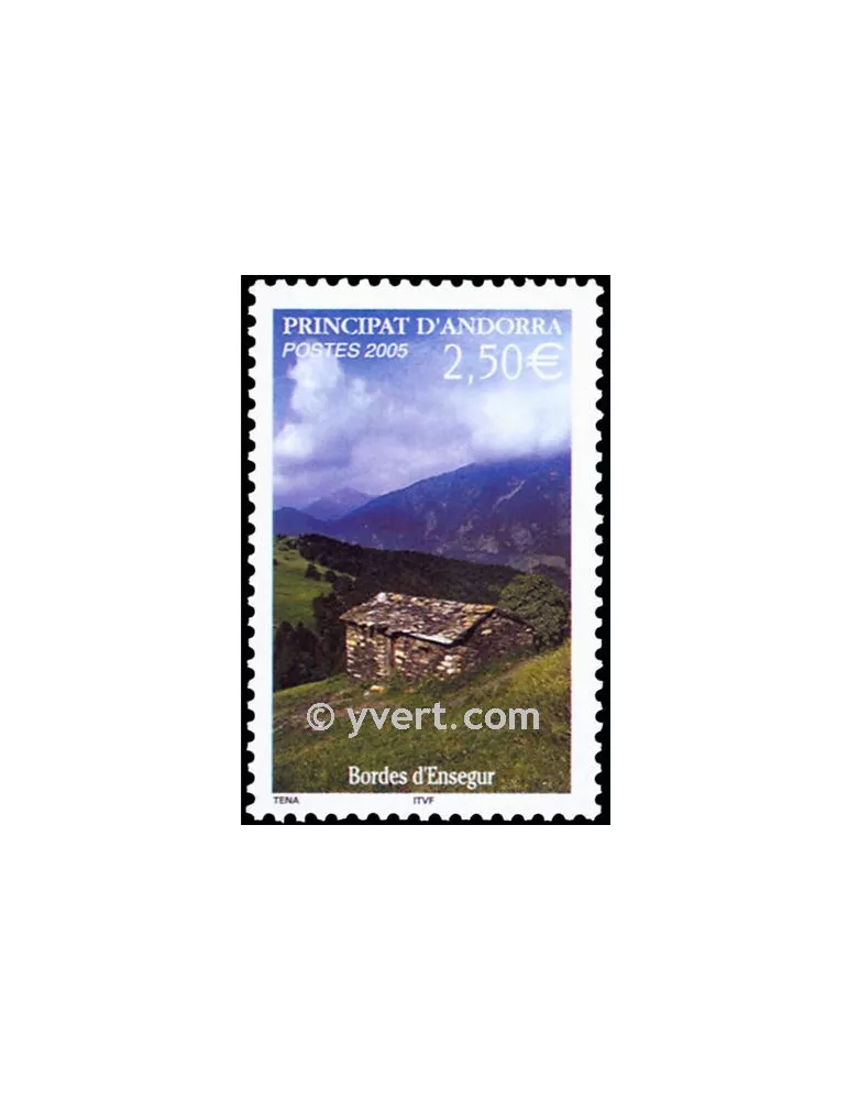 n° 613 - Timbre Andorre Poste