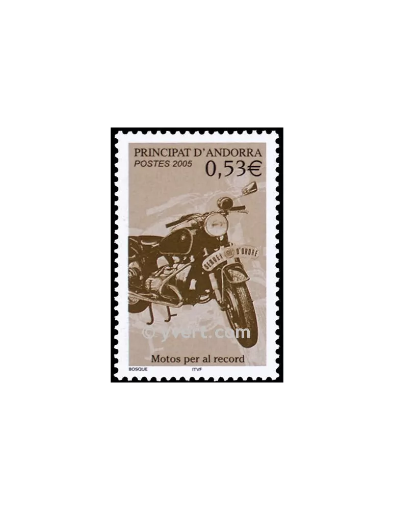 n° 614 - Timbre Andorre Poste