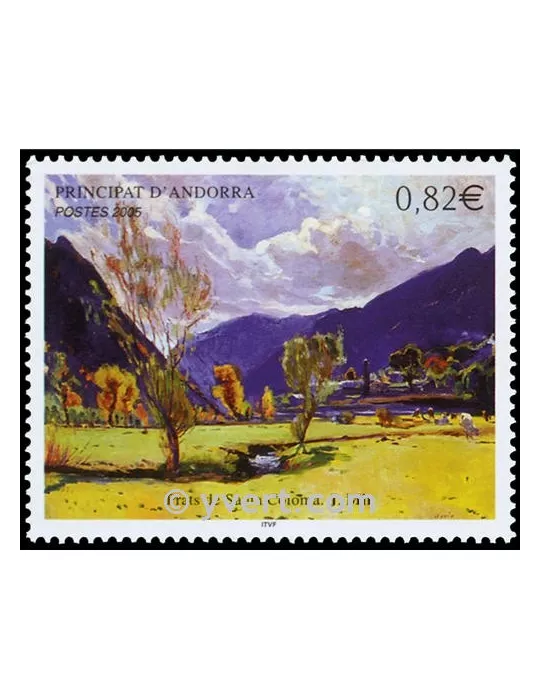 n° 615 - Timbre Andorre Poste