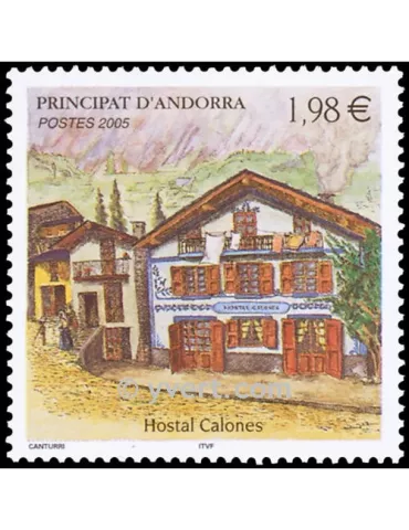 n° 616 - Timbre Andorre Poste