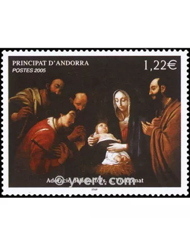 n° 619 - Timbre Andorre Poste