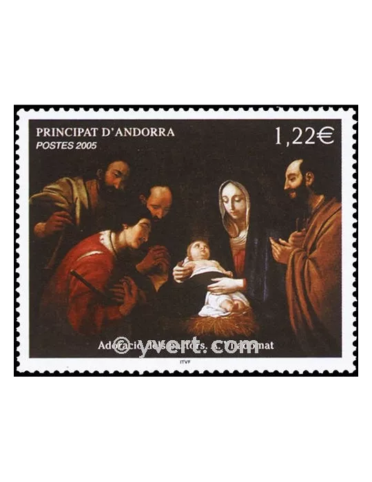 n° 619 - Timbre Andorre Poste