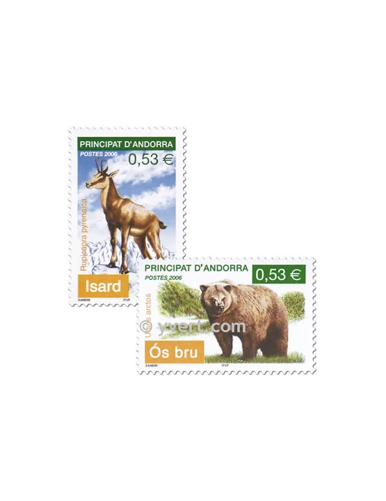 n° 620/621 - Timbre Andorre Poste