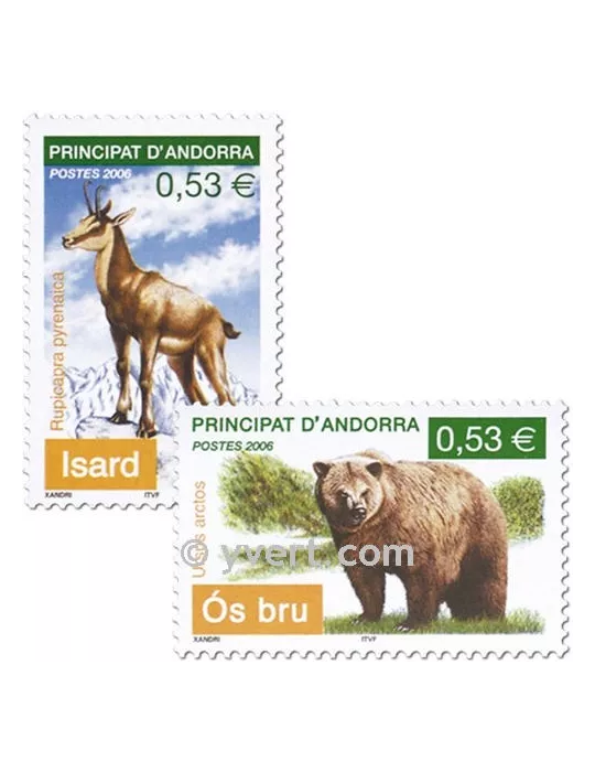 n° 620/621 - Timbre Andorre Poste