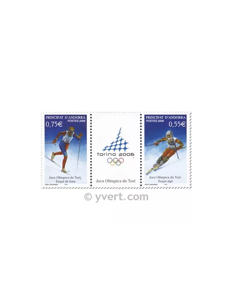 n° 622/623 - Timbre Andorre Poste