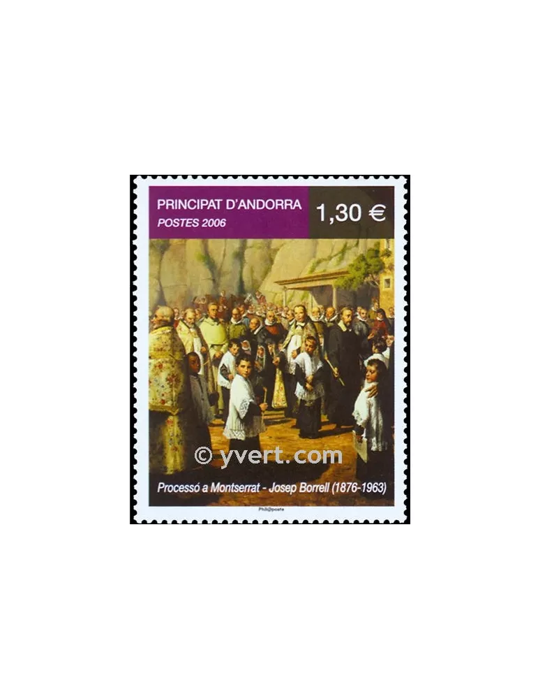 n° 631 - Timbre Andorre Poste