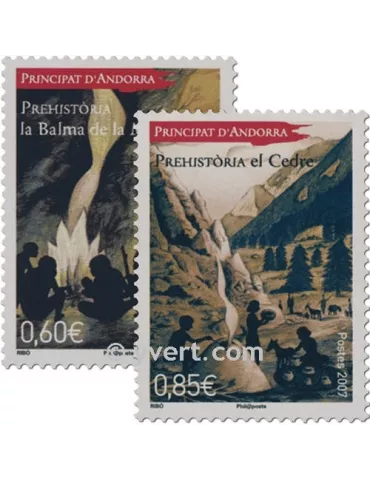 n° 646/647 - Timbre Andorre Poste
