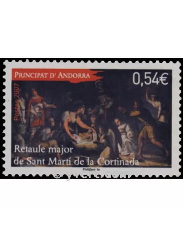 n° 648 - Timbre Andorre Poste