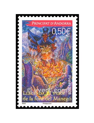 n° 652 - Timbre Andorre Poste