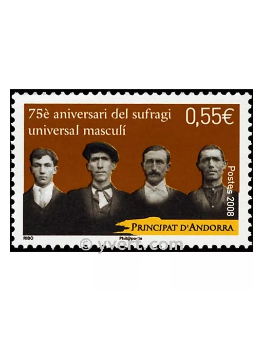 n° 662 - Timbre Andorre Poste