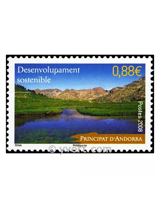 n° 663 - Timbre Andorre Poste