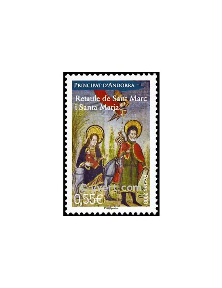 n° 665 - Timbre Andorre Poste